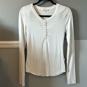Bohme essentials white long sleeve #434